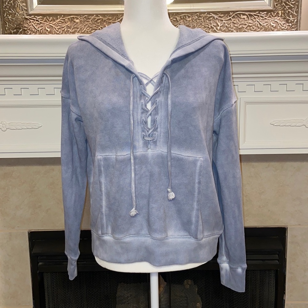 American Eagle Lace Up Hoodie